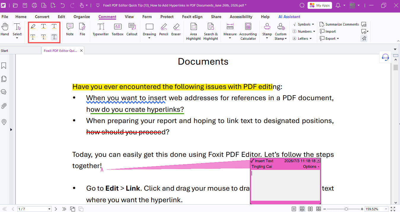 How to Annotate a PDF Document