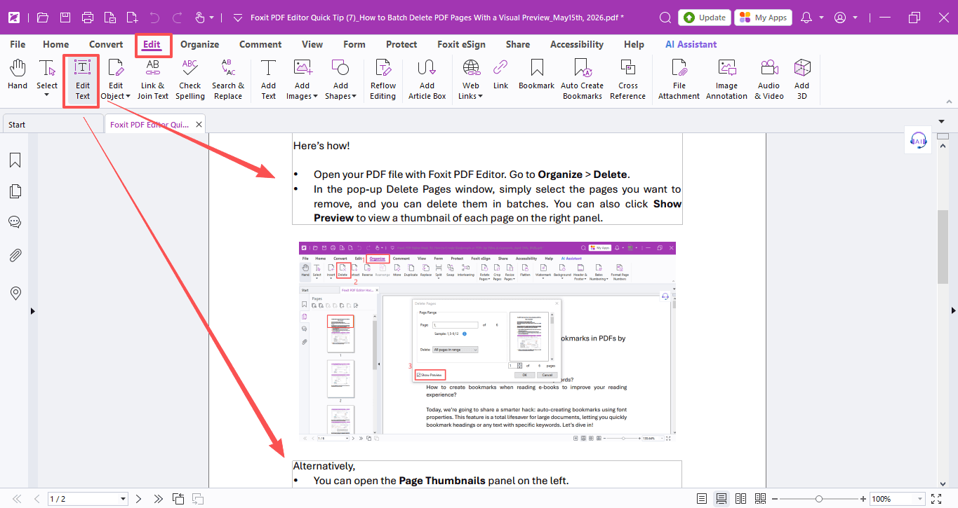 How to Edit Text Directly in a PDF Without Converting to Word